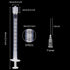 1cc/ml Syringe with 27G 1/2 in Needle Laboratory Tools, Each Individually Wrapped-Pack of 20