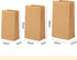 Dnyucen 25pcs Packaging Sourdough Bread Bags Paper Bags Bakery Cookies Sandwiches Takeaway Bag Candy Bag Bulk(L Kraft