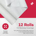 21" 125', 12 Dealmed Medical Exam Table Paper Roll | Disposable Covers for Doctors, Physicians, Diaper Changing