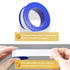 SOLUSTRE 80 Pcs White PTFE Tape, Hose Tape Sealant, Gas Line Tape, Floor Sealing Strip for Plumbing