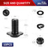 M6 x 14mm Flanged Button Head Socket Cap Screws, 10Pcs Stainless Steel Bolts, Nuts, Washers by SG TZH