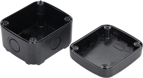 IP66 Outdoor Weatherproof Universal Electronics Enclosure, Black Junction Box, 3.3"X2.9"X2.3" Small
