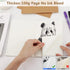 EUSOAR Blank Page Notebook, 12pcs A5 5.5"x8.3" 60 Pages Soft Cover Kraft Journals for School & Office