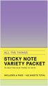 Knock Knock All The Things Sticky Note Variety Pack, 4 Sticky Note Pads