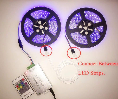 TronicsPros 2pcs 1m 3.3ft 4 4-Pin 5050 3528 2835 RGB LED Strip Extension Cable Pin LED Tape Extension Cord LED Ribbon