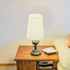 6X6X7 Inches E14 Bulb Linen Fabric Lampshade Beige Semi-Circle Heightened Design for Table and Pendant Lamp Decoration