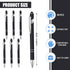 Yaure Joy 50 2 1 2 1 Pcs Black Inkling Ballpoint Pen with Stylus in Ballpoint Pen for Touch Screens, in Thank You Pen
