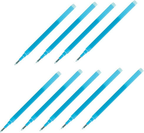 Pilot Gel Ink Refills for FriXion Erasable Gel Ink Pen, Fine Point 0.7mm, Light Blue Ink, Pack of 9 by Pilot