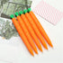 Sencoo 4 Pack Carrot Mechanical Pencil, Creative Student Stationery Gift for Children (0.7mm)