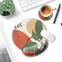 HOPONY Ergonomic Mouse Pad with Wrist Support Gel Rest, Comfortable for Computer and Laptop, 9 x 10 in Modern Abstract