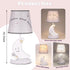 Glooglitter 3 Dimmable Little Star Celestial Moon Nursery Lamp Color Cute Small Bedside Table Lamps for Living Room