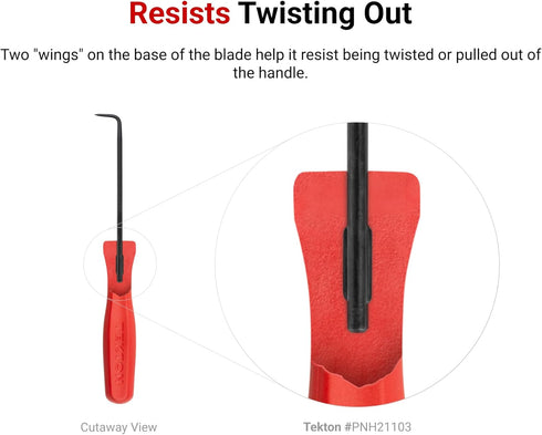 TEKTON 90-Degree Bent Pick, 1/8 Inch x 3 Inch, PNH21103