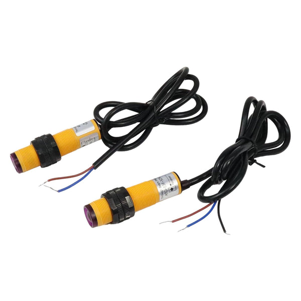 M18 Infrared Photoelectric Switch Sensor NPN NO, Easy to Install with 5M Detection Range DC 6-36V