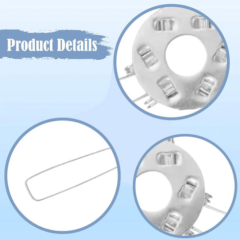20 100mm Pieces Lampshade Spring Clips Light Fixtures DIY Fixing Spring Clip Clamp for Living Room Home Pendant Lamps