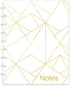 Blueline MiracleBind Notebook, Gold Collection, White, Large, 11 x 9 1/16 inches (AF3100.01)