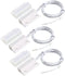 uxcell MC-38 Surface Mount Wired NC Door Sensor Alarm, Magnetic Reed Switch in White
