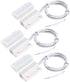 uxcell MC-38 Surface Mount Wired NC Door Sensor Alarm, Magnetic Reed Switch in White