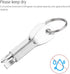ZYL 4PCS Mini Pocket Screwdriver Set - Keychain Outdoor Tool Kit Stainless Steel Black & Silver