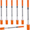 100 Pack 0.5ml Disposable Syringe, 31G 0.5cc 5/16 Inch (8mm) Lab Supplies