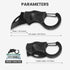 Small Pocket Knife for Men, Self Defense Keychain Box Cutter with 1.34inch Stainless Steel Blade, Mini Folding Knives