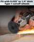 Mounting Mandrel 3/8" & 1/4" Arbor Hole, Cut-Off Wheel for Die Grinder Accessories, Drill Bits Tool (2 Pack)