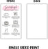 Lashicorn 50pk 2x3.5 Packaging Sourdough Bread Care Instruction Cards | Storage Bakery Starter Client Cinnamon Roll