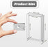 WAEKIYTL 1 Oz 1 (20) Silver Bar Holder Silver Bar Case Silver Bar Capsule Storage Bar Capsule Clear Acrylic Storage