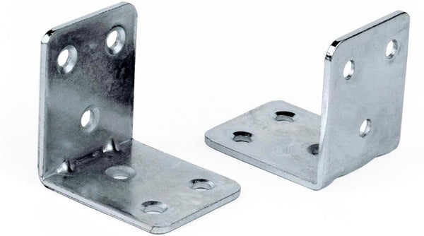 20 Pack L Bracket Corner Brace Sets Metal 1.4" x 1.2" -