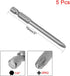 uxcell 5 Pcs 5mm PH2 Magnetic Phillips Screwdriver Bits, 1/4 Inch Hex Shank, 3-inch Length S2 Power Tool