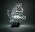 16 MIRROR MANIA Large Owl on Branch Light Up Night Owl Table Desk Lamp LED Personalized Free Engraved Custom Name