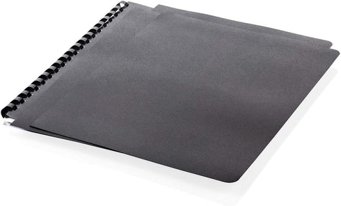 Mead Presentation/Report Covers, Black, Round Corners, 125 Pack