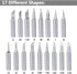 Yakamoz 17Pcs 900M Soldering Iron Tips Solder Welding Replacement Tip Kit for for Hakko, Radio Shack, TENMA, ATTEN, Quick, Aoyue, Yihua Solder Station