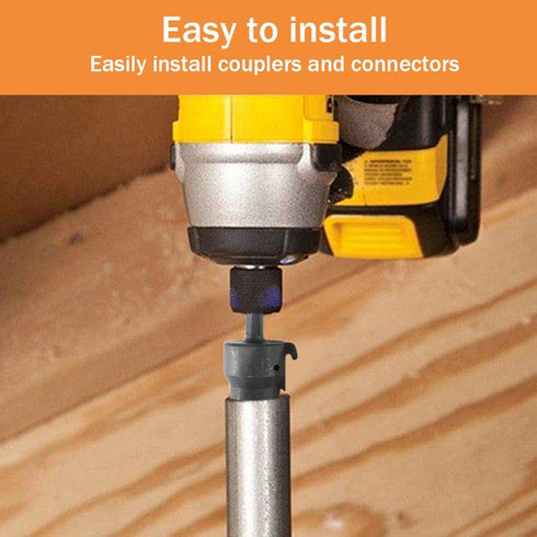 Universal Power Conduit Reamer Tool Kit with 2 Replacement Blades and Screw, Zinc Alloy