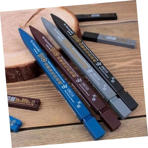 STOBOK Automatic Pencil Set, Refill Drawing Pencil with 2B Writing Pencil Lead for Students
