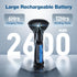 iDPRT Bluetooth 1D 2D QR Barcode Scanner, Wireless Handheld UPC EAN Reader with Dongle, Rechargeable
