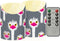 decor gift Indoor Decor Fake Candles with Timer 2/4/6/8H Funny Paradise Emu Head Gray