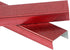 JAM PAPER Standard Size Colorful Staples, Ruby Red, 5000/box