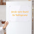 Magnetic Dry Erase Board for Refrigerator, Clear Acrylic Note Board, 14.2"x11" for Home and Office Use