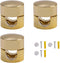 OYWOBET 3 Pcs Gold Cable Anchors, Metal Cable Clips, Cable Anchors for Desk,