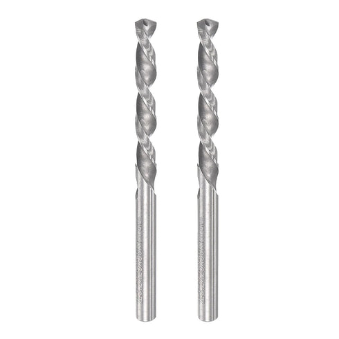 uxcell 3.2mm Solid Carbide Twist Drill Bits, 2pcs Metric Left Hand Spiral Flutes
