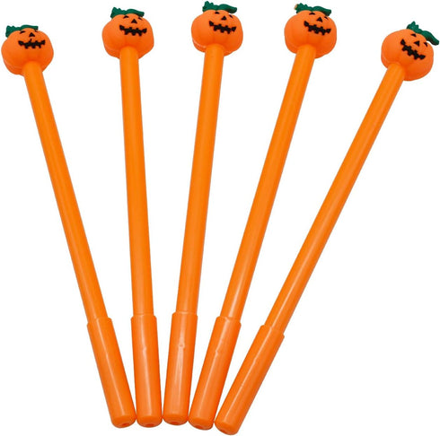 Maydahui 30PCS Halloween Pen, Funny Pumpkin Shape Rollerball Pen for Party Office School Halloween