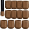 Jetec 7/8 Inch Folding Chair Leg Caps Heavy-Duty Plastic Chair End Caps