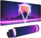 Retro Vaporwave Gaming Mouse Pad, Large XL Cool Desk Mat Synthwave Neon Extended Pads for Home Office Decor Accessories