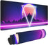 Retro Vaporwave Gaming Mouse Pad, Large XL Cool Desk Mat Synthwave Neon Extended Pads for Home Office Decor Accessories