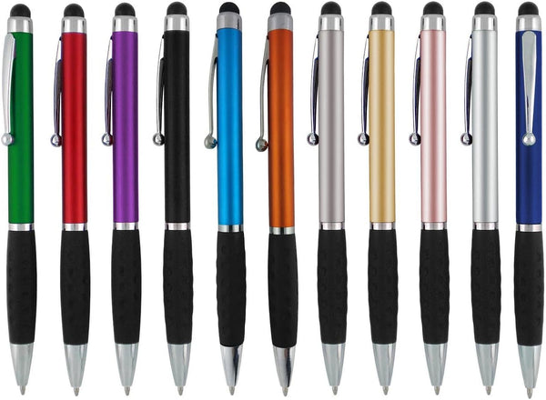 Stylus Pens - 2 in 1 Capacitive Touch Screen with Ballpoint Writing Pen, Sensitive Tip for iPad iPhone Samsung Galaxy &