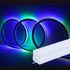 Muzata 16.5FT/5M Silicone LED Channel IP67 Waterproof and Dustproof Flexible Bendable Spotless