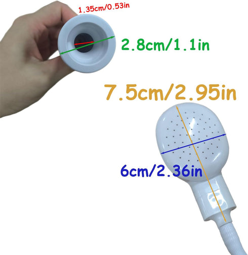 3.28ft/1m Sink Spray Hose,Portable Sink Hose Sprayer,Shampoo Sprayer Handheld Hose Shower Head Spray Hose for Bathing