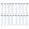 PATIKIL 10mL Plastic Test Tubes, 50 Pack Clear Screw Cap Frozen Container Storage for Laboratory Science