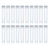 PATIKIL 10mL Plastic Test Tubes, 50 Pack Clear Screw Cap Frozen Container Storage for Laboratory Science