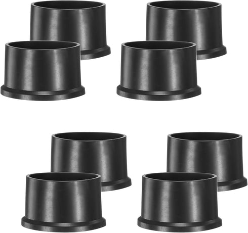 8-Pack 2 Inch(50mm) M METERXITY Chair Leg Caps, PVC Chair Leg Floor Protectors for Folding Chairs/Metal